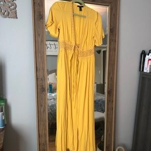 Short sleeved yellow TUNIC